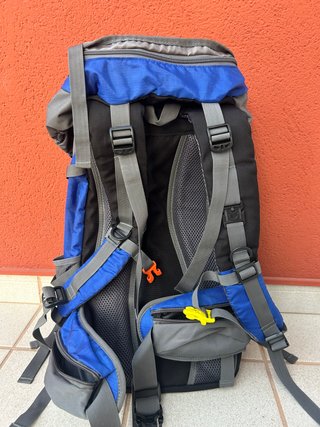 Mochila Trekking 45L+10L Azul/Gris