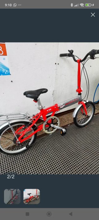 Bicicleta plegable Monty F18 20 6v