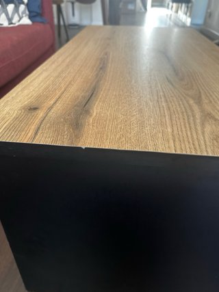 Mesa de centro elevable madera y negro URGE VENDER