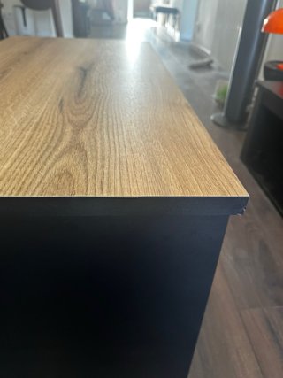 Mesa de centro elevable madera y negro URGE VENDER