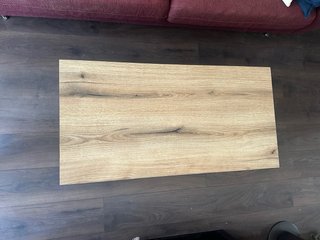 Mesa de centro elevable madera y negro URGE VENDER