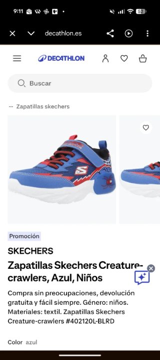 Zapatillas Skechers niño nuevas talla 28
