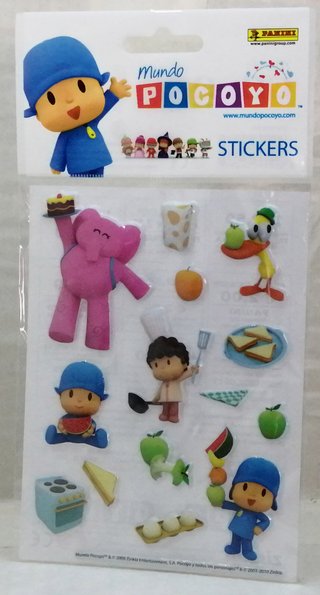 Pack stickers pegatinas Mundo Pocoyo nuevas Panini