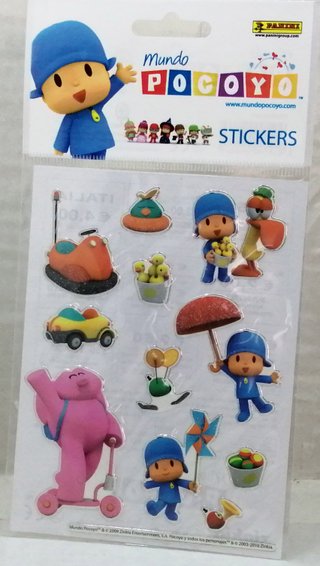 Pack stickers pegatinas Mundo Pocoyo nuevas Panini