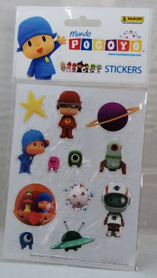 Pack stickers pegatinas Mundo Pocoyo nuevas Panini