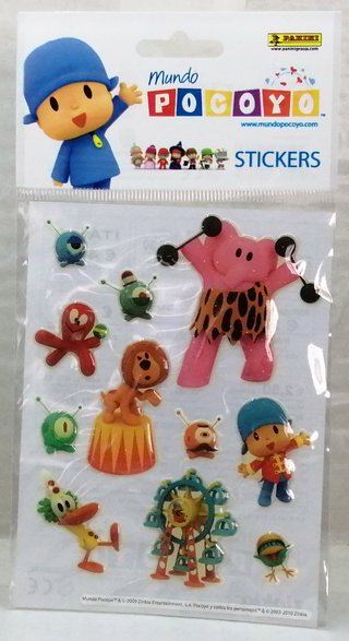 Pack stickers pegatinas Mundo Pocoyo nuevas Panini