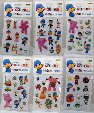 Pack stickers pegatinas Mundo Pocoyo nuevas Panini