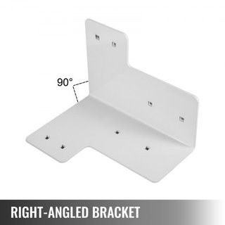 Soportes de Esquina para Banco de Trabajo 8 PCs Kit de Soportes para Mesa de Taller 48 LBS Soportes de Esquina para Mesa de Taller de Acero Galvanizado Color Blanco de 4 mm para Plataforma Elevada...