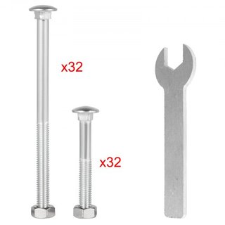 Soportes de Esquina para Banco de Trabajo 8 PCs Kit de Soportes para Mesa de Taller 48 LBS Soportes de Esquina para Mesa de Taller de Acero Galvanizado Color Blanco de 4 mm para Plataforma Elevada...