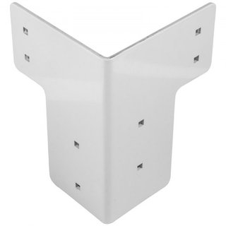 Soportes de Esquina para Banco de Trabajo 8 PCs Kit de Soportes para Mesa de Taller 48 LBS Soportes de Esquina para Mesa de Taller de Acero Galvanizado Color Blanco de 4 mm para Plataforma Elevada...