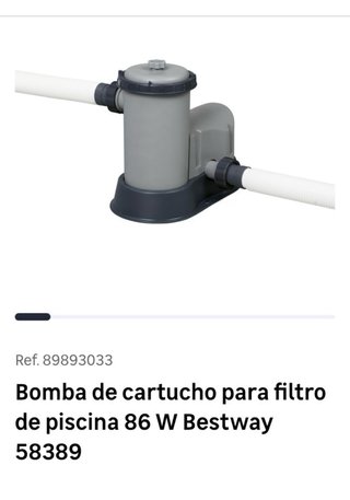 Depuradora de agua sin usar