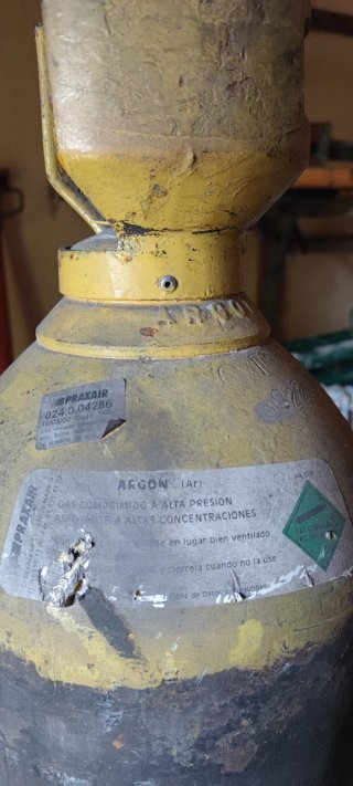 2 Botellas Argón (Ar) y CO2 Soldadura