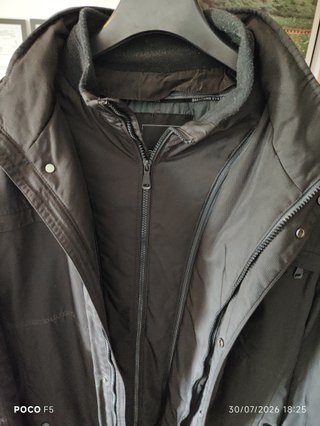 Parka Geox Negra Talla XXL