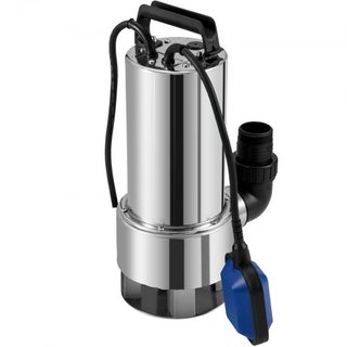 Bomba de Agua Sumergible, 1300W 20000L/H, con Cable de 10 m y Interruptor de Flotador Automático, Acero Inoxidable y Hierro Fundido para Agua Sucia o Limpia, Vaciar Jardines, Piscinas, Jacuzzis