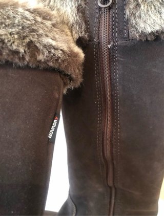 Botas de invierno marrones con pelo hasta 26*0