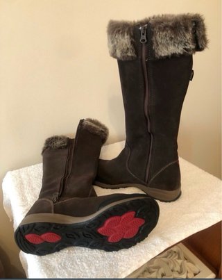 Botas de invierno marrones con pelo hasta 26*0