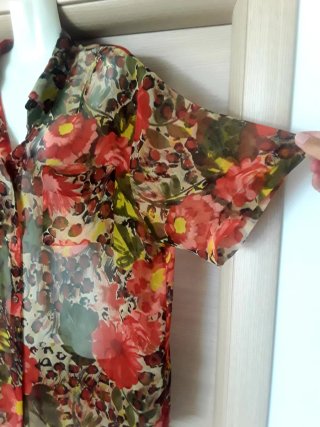 Camicia donna fantasia floreale