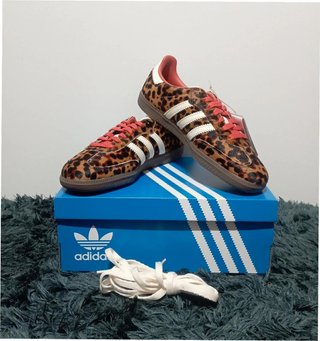 Adidas Samba OG Leopardo Rojo Talla 38.5