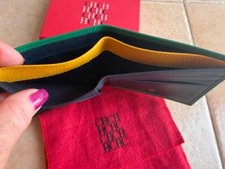 Oportunidad !!!Cartera Carolina Herrera Piel Verde
