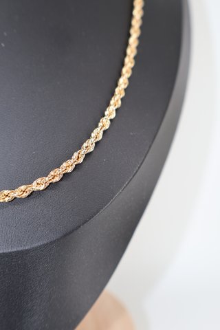 J-0891 Cadena Salomónica Oro 18K