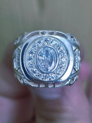 Anillo talla 8/9 Brillante de Plata 925