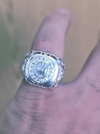 Anillo talla 8/9 Brillante de Plata 925