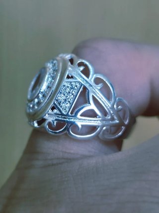 Anillo talla 8/9 Brillante de Plata 925