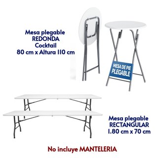 Alquiler de vajilla y mobiliario para eventos