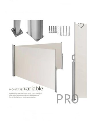 Tessuto laterale doppio in alluminio 2x6m
