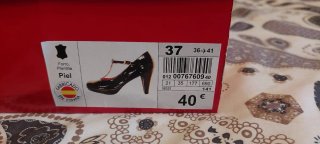 Zapatos DI FONTANA Negros Talla 37