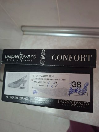 Zapatos Pepe Varo Negro Talla 38