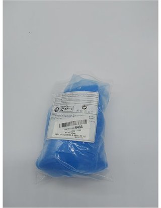 Cortine decorative in organza trasparente AFUT da 100 x 200 cm - pannello in organza per ufficio (blu)
