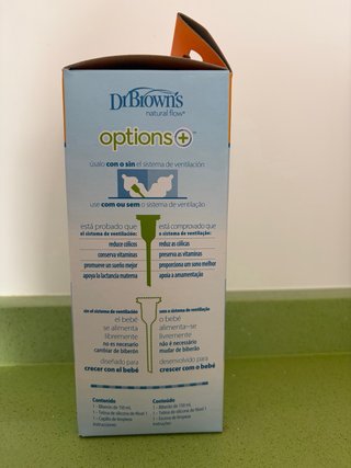 Biberón Dr. Brown's Anticólicos Boca Ancha