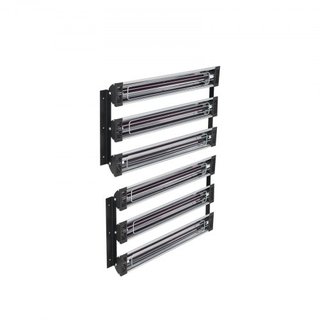 Lámpara de Cabina de Pintura por Calefacción Infrarroja, 2 Juegos, 3000W