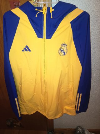 Chándal Real Madrid Adidas morado y Amarillo