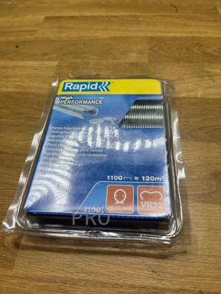 Grapas Galvanizadas para Cercas y Vallas VR22 Rapid