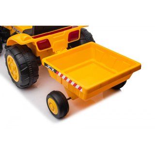 Buddy - Tractor con pala y remolque infantil 12v