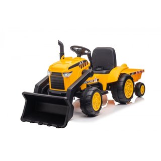 Buddy - Tractor con pala y remolque infantil 12v
