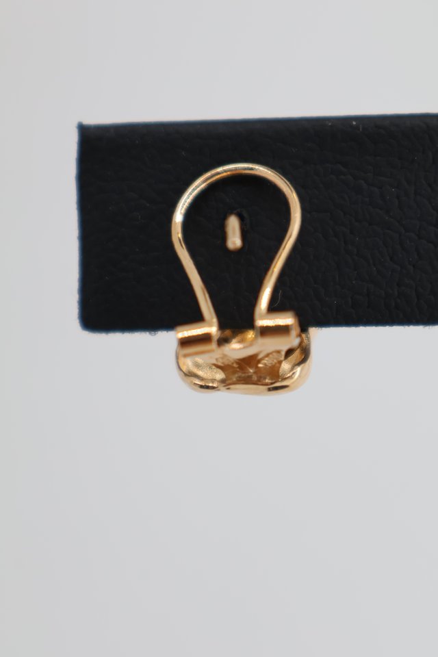 J-0894 Pendientes Oro 18K piedras de color
