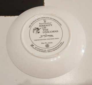 Plato decorativo porcelana Royal Doulton