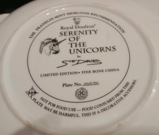 Plato decorativo porcelana Royal Doulton