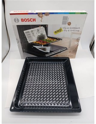 Bosch - Bandeja Air Fry - Compatible con Hornos - Serie 8 - Color Gris - HEZ629070