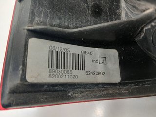 PILOTO TRASERO DERECHO DACIA LOGAN 1 K7M7F7 62420