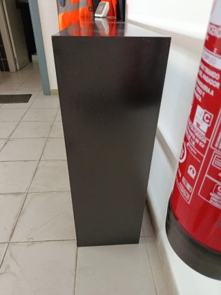 Mueble Kallax 10 huecos negro/marrón