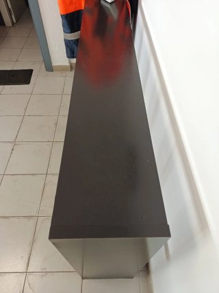 Mueble Kallax 10 huecos negro/marrón