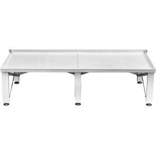 Pedestal de Lavandería 124x54.9 cm Pedestal de Lavandería Universal 30 cm de Altura Pedestal de Lavandería Universal con Pies Ajustables en Altura para Lavadoras, Secadoras, Congeladores o Refrige...