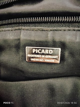 Maletín de piel Picard negro