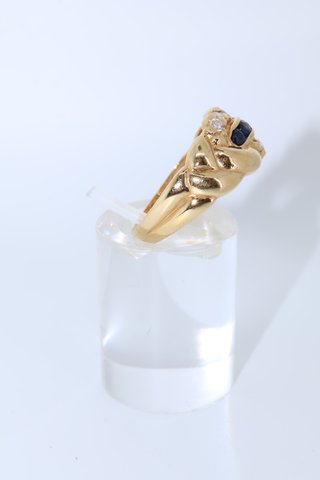 J-0895 Anillo Trenzado Oro 18K