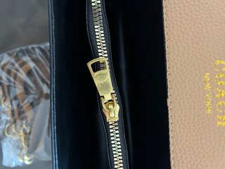 Borsa Coach Beige con logo dorato