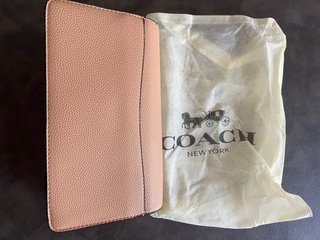 Borsa Coach Beige con logo dorato